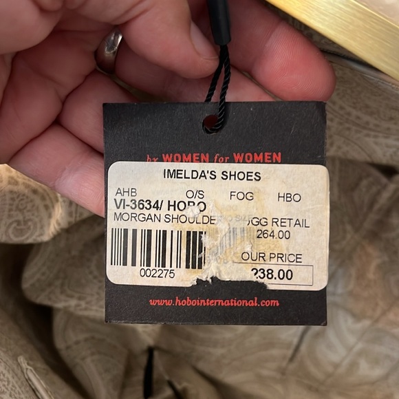 HOBO INTERNATIONAL PEARL LEATHER HANDBAG NEW WITH TAGS - Picture 13 of 17